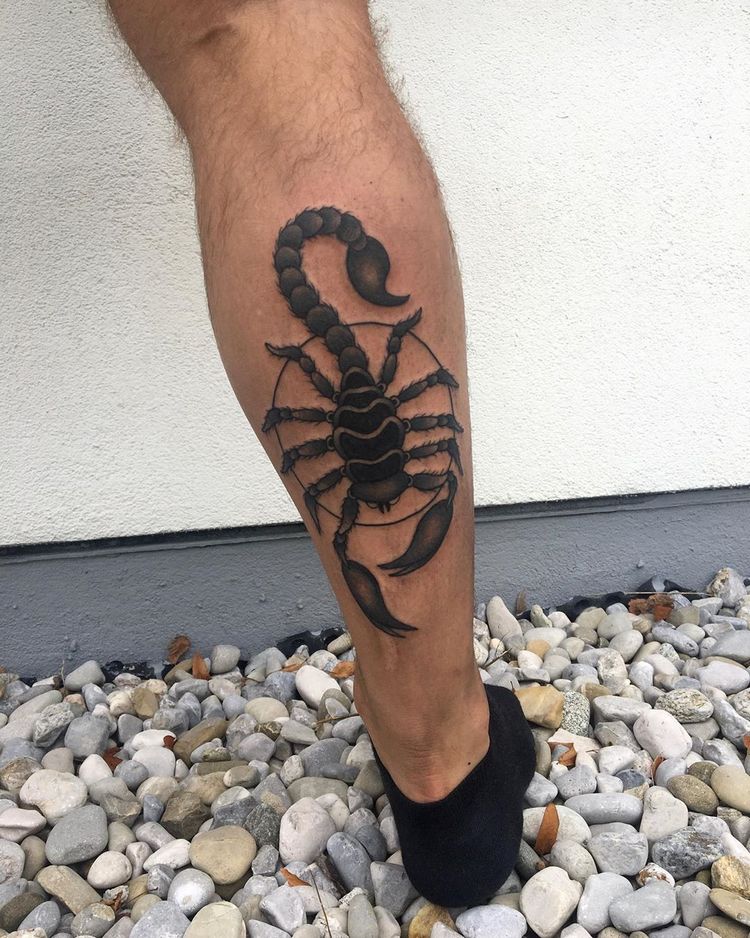 Основные значения татуировки скорпиона